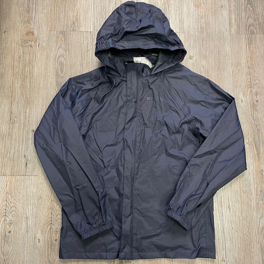 Navy Mountain Warehouse Rain Jacket, 11-12Y