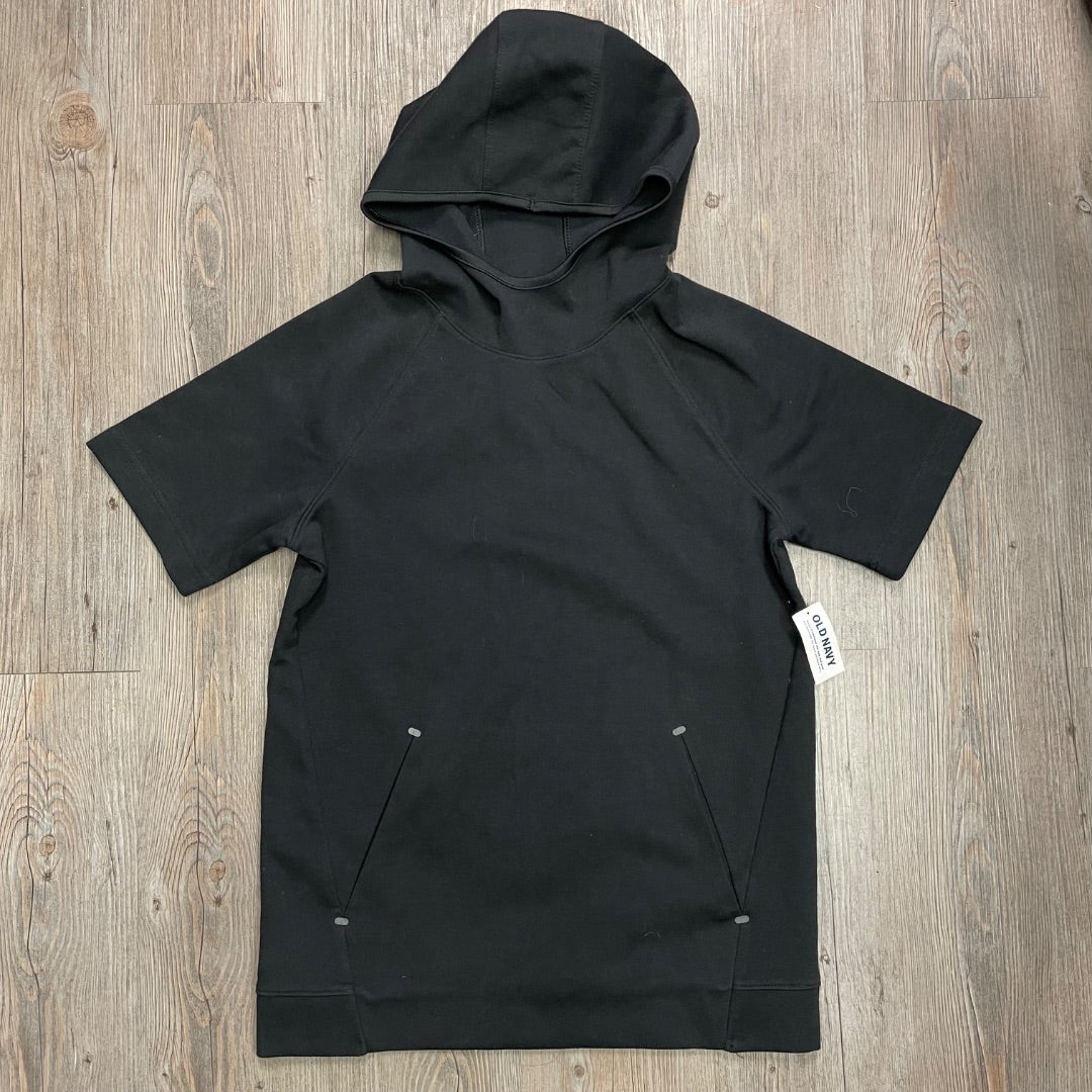Black Old Navy NEW Hooded SSL Top, 14-16Y