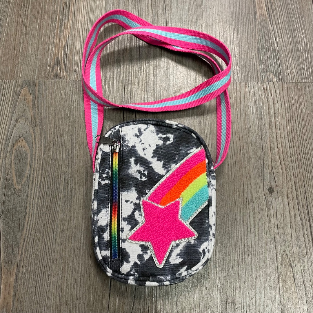 Rainbow Star Print Childrens Place Kids Shoulder Bag, Pre-owned