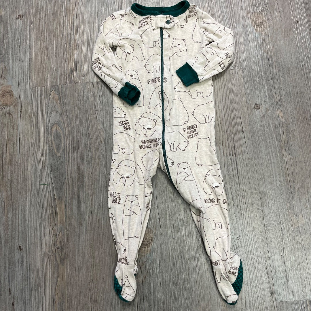 Tan Childrens Place PJ Onesie, 6-9M