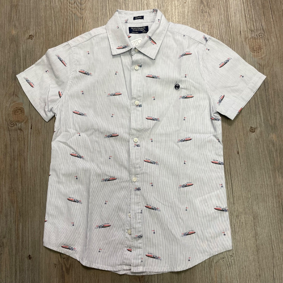 Light Blue Nukutavake SSL Shirt, 8Y