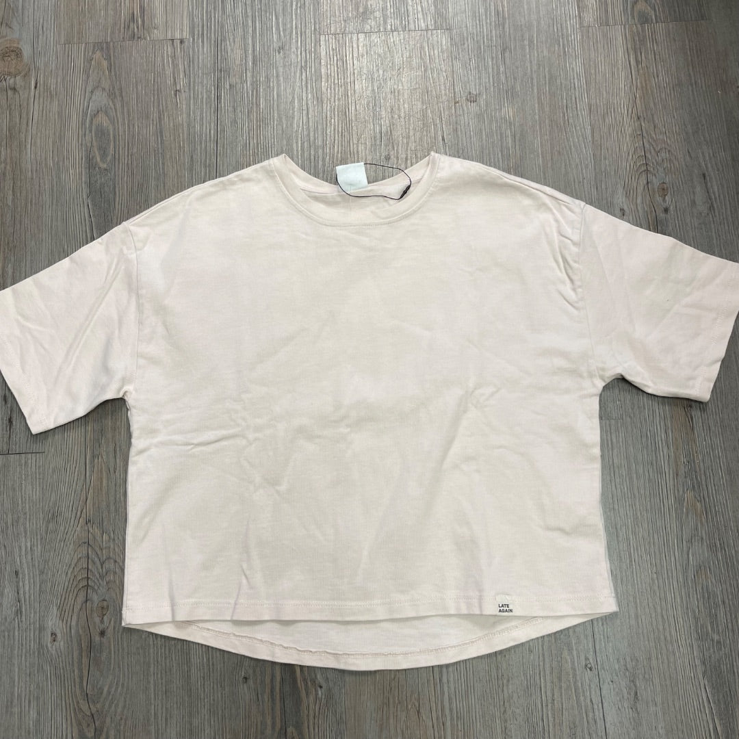 Beige Zara Cropped Tee, 13-14Y