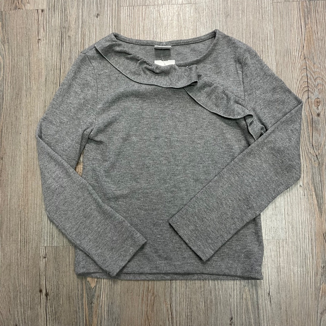 Grey Zara LS Knit Top, 10Y
