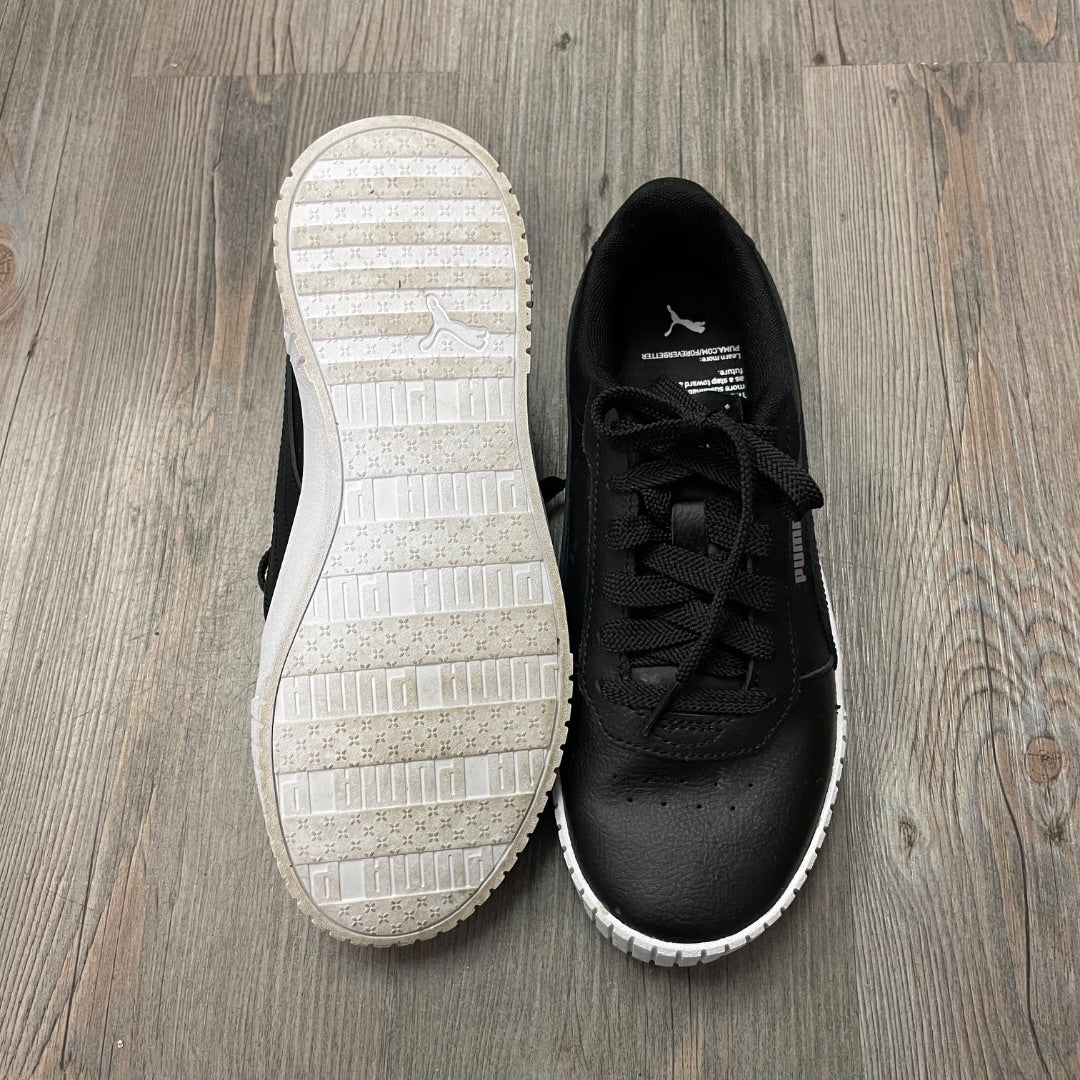 Black Puma Lace Up Sneaker, 6.5Y