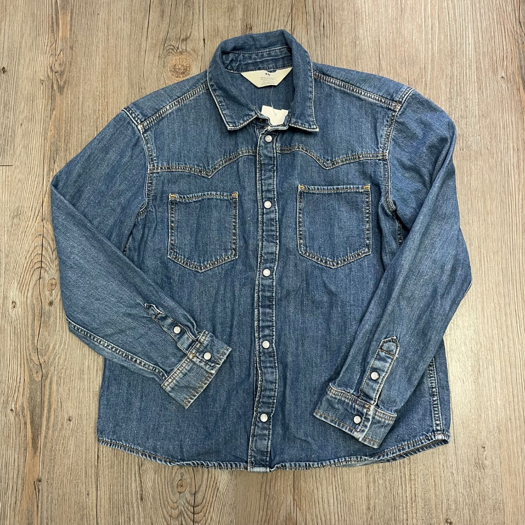 Blue H&M Soft Denim Jacket, 8-9Y