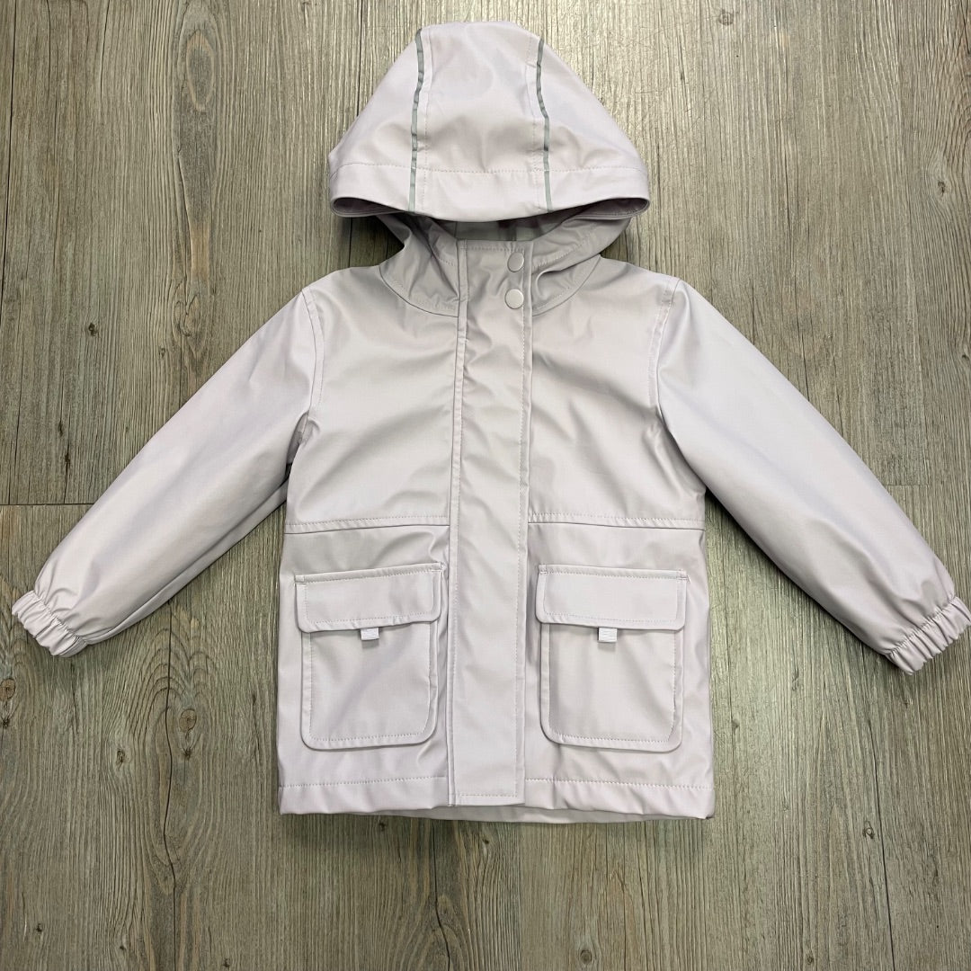 Lavender George Lined Rain Jacket, 2Y