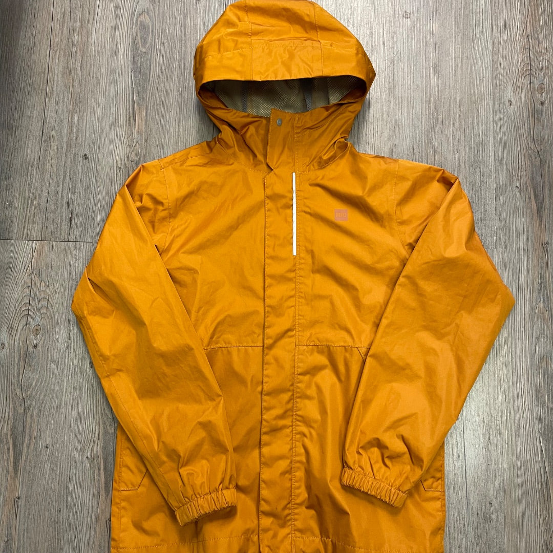 Mustard MEC Mesh Lined Rain Jacket, 12Y