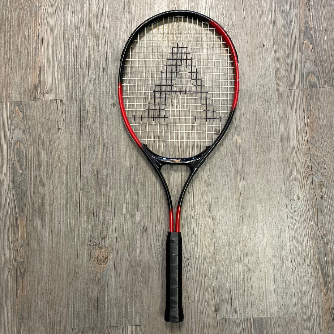 Red Black Aero Dynamic Tennis Racket, 25 inch Length