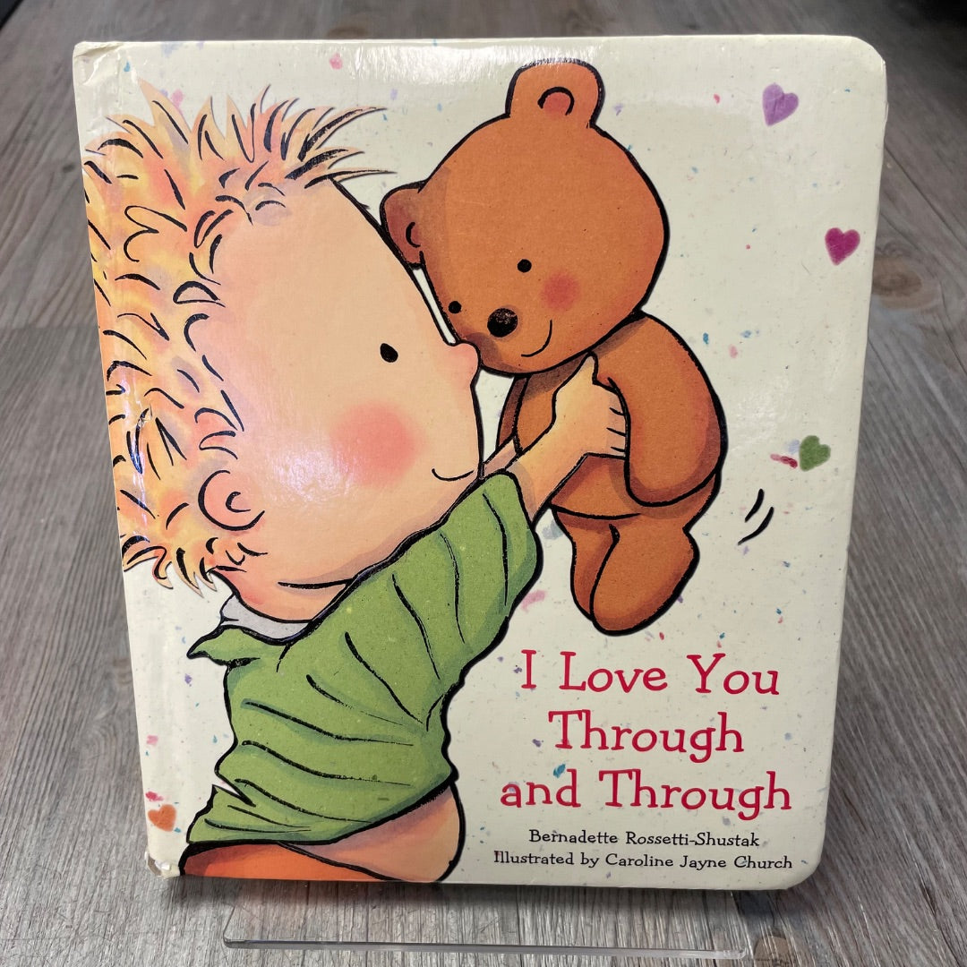 Multi Colour I Love You Through And Through, Boardbook