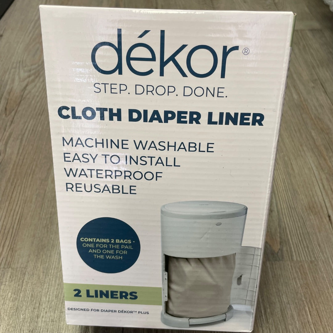 Grey Dekor Cloth Diaper Liner
