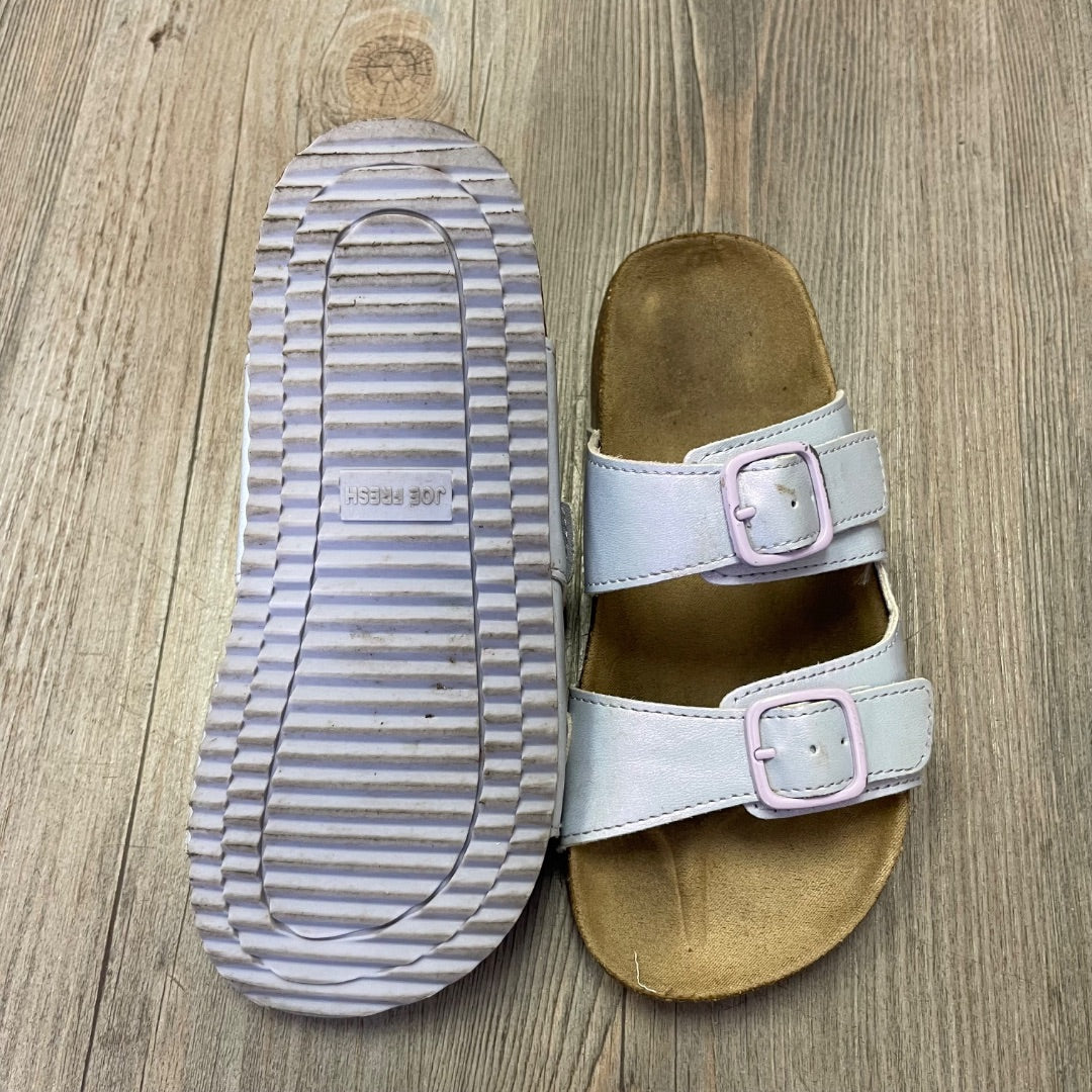 Lavender Joe Fresh Double Buckle Sandals, 13Y