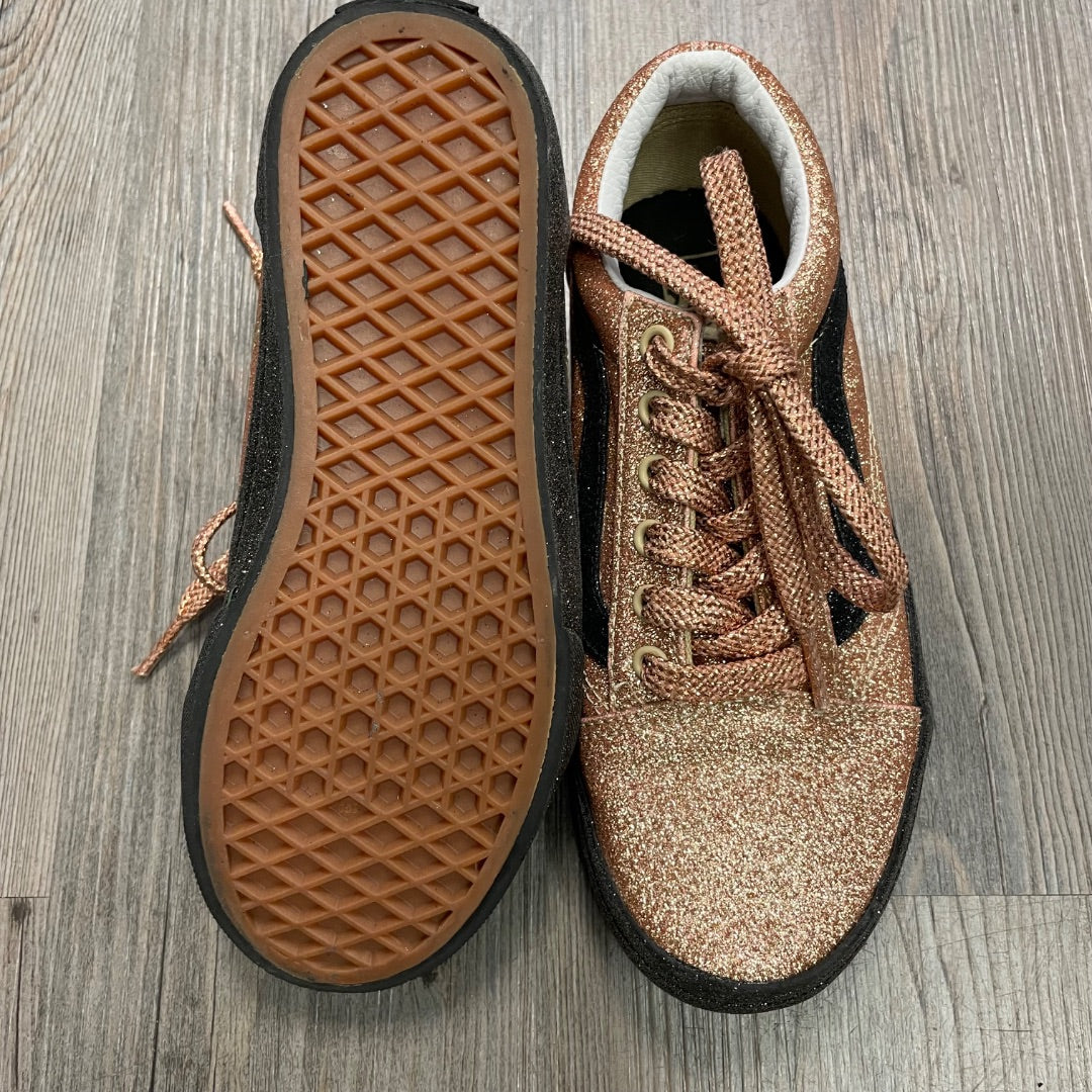 Rosegold Vans Lace Up Sneaker, 3Y