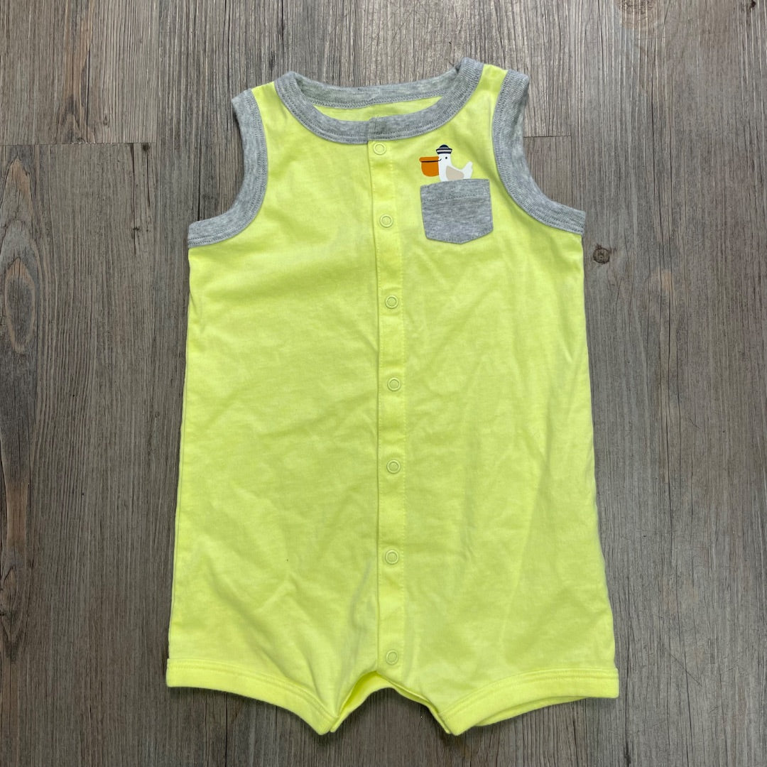 Yellow Carters Romper, 18M