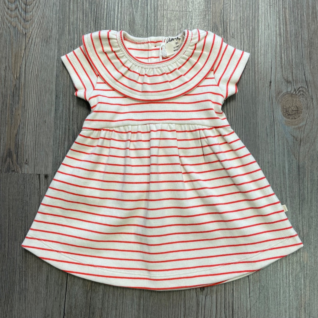Rouge Wilson & Frenchy Organic Ruffle Dress, 0-3M