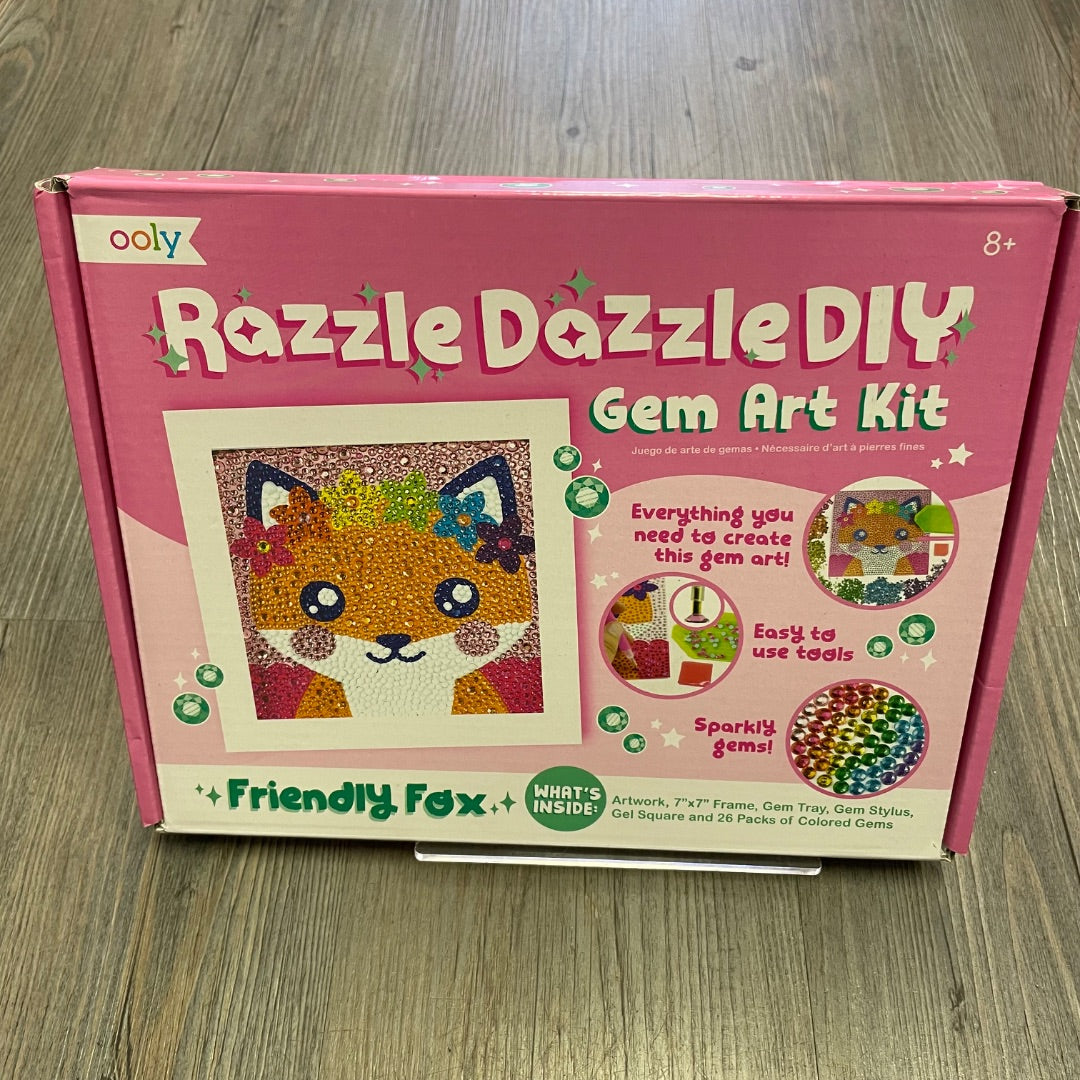 Multi Colour NEW Razzle Dazzle DIY Gem Art Kit, 8Y+