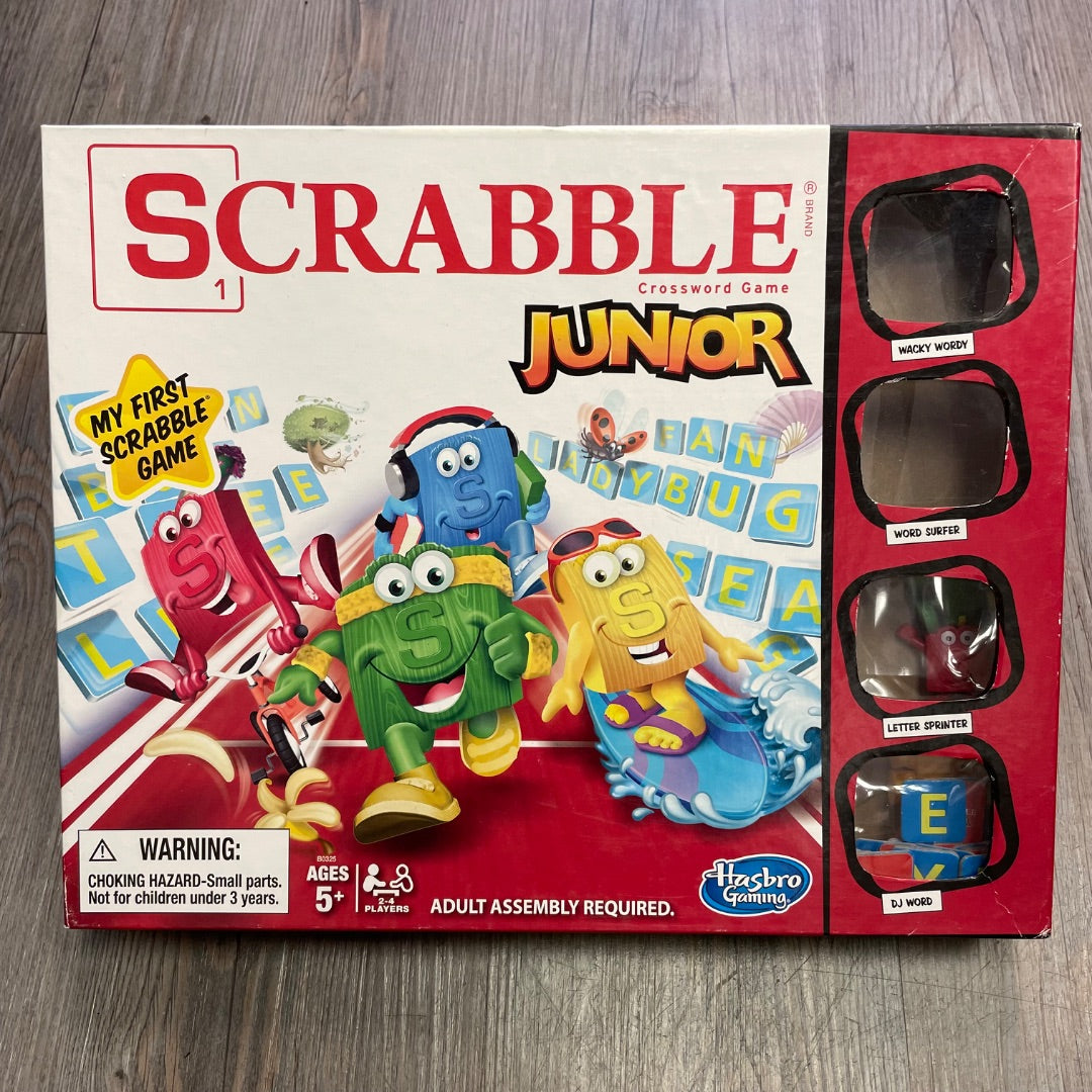 Multi Colour Scrabble Junior Game, Pre-owned