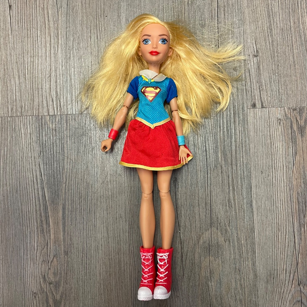 Multi Colour Super Girl Action Figure, 12 inch