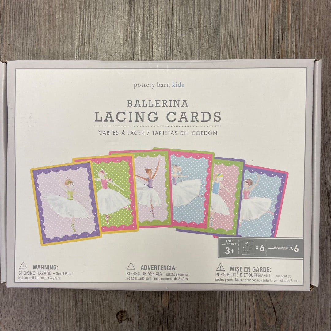 Multi Colour Balerina Lacing Cards, Pre-owned