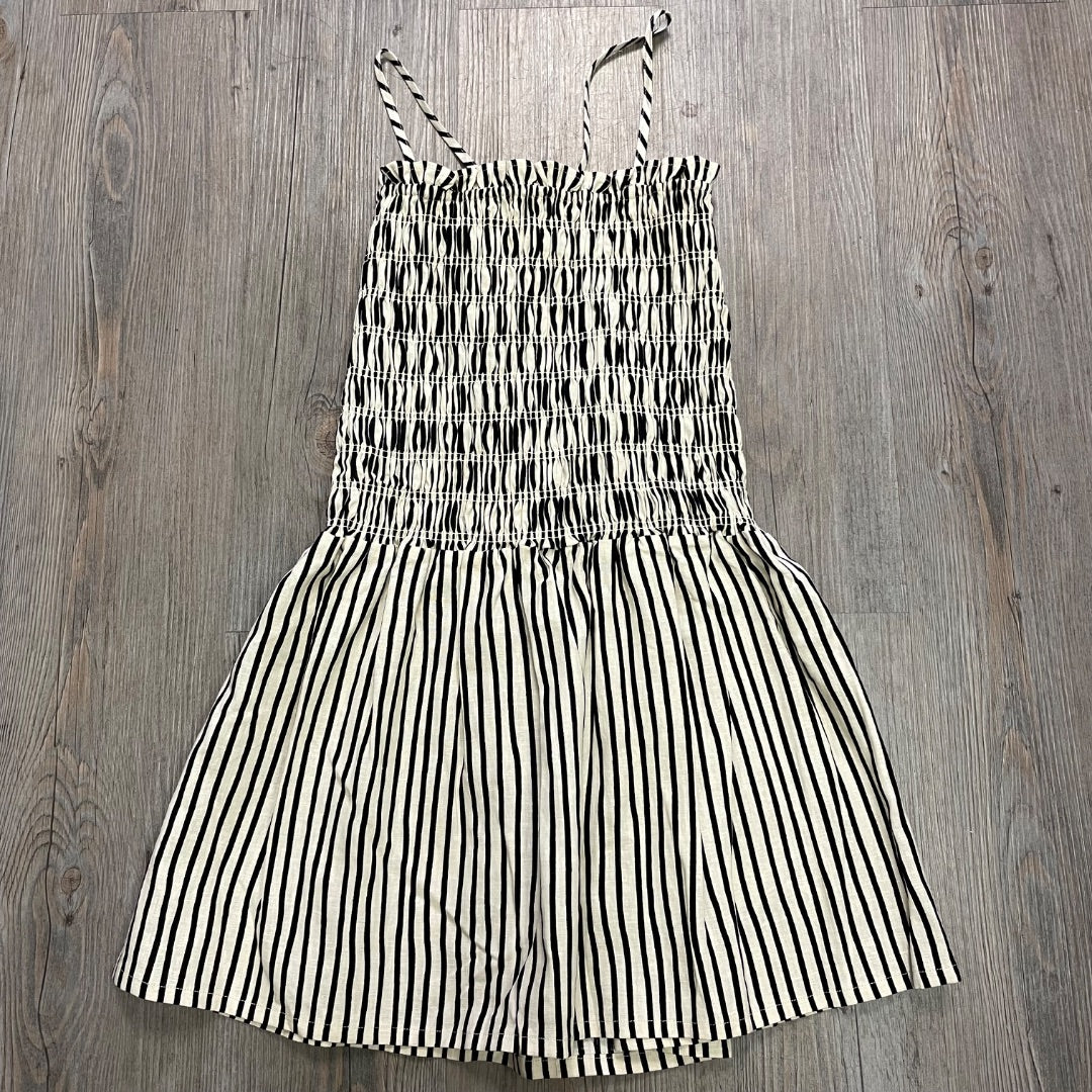 Wavy Stripe Rylee + Cru Daria Mini Dress, 12Y