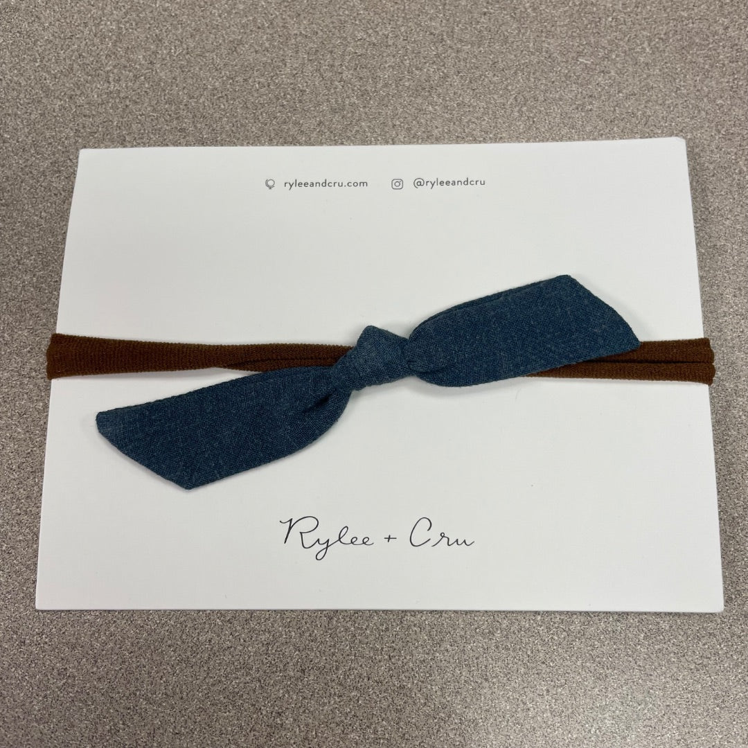 Navy Quincy Mae Little Knot Headband, One Size