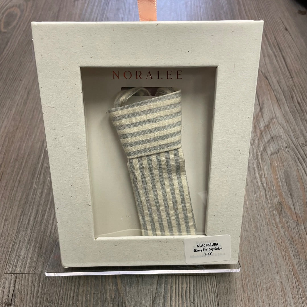 Sky Stripe Noralee Skinny Tie, 1-4Y