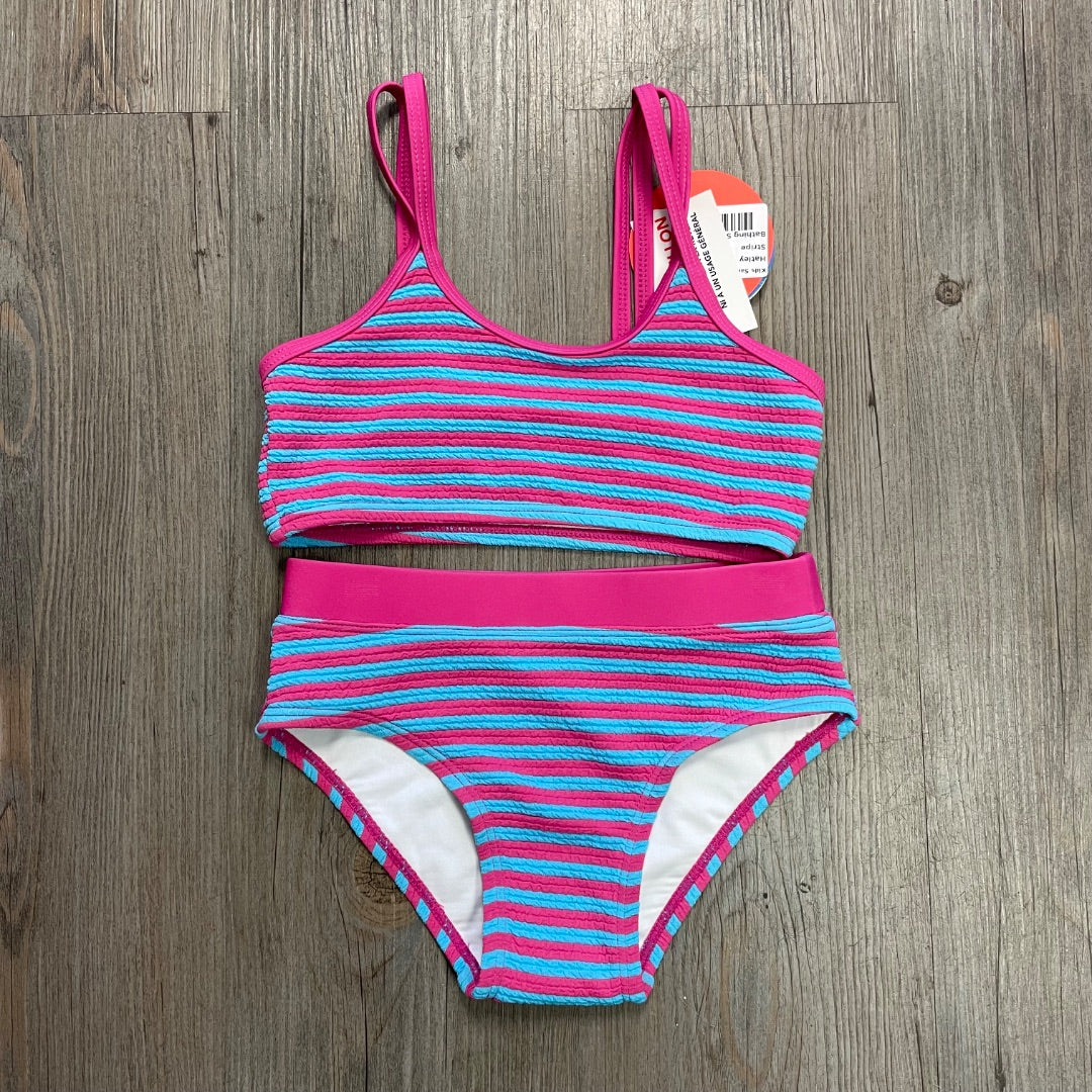 Stripe Hatley Bathing Suit Set, 4Y