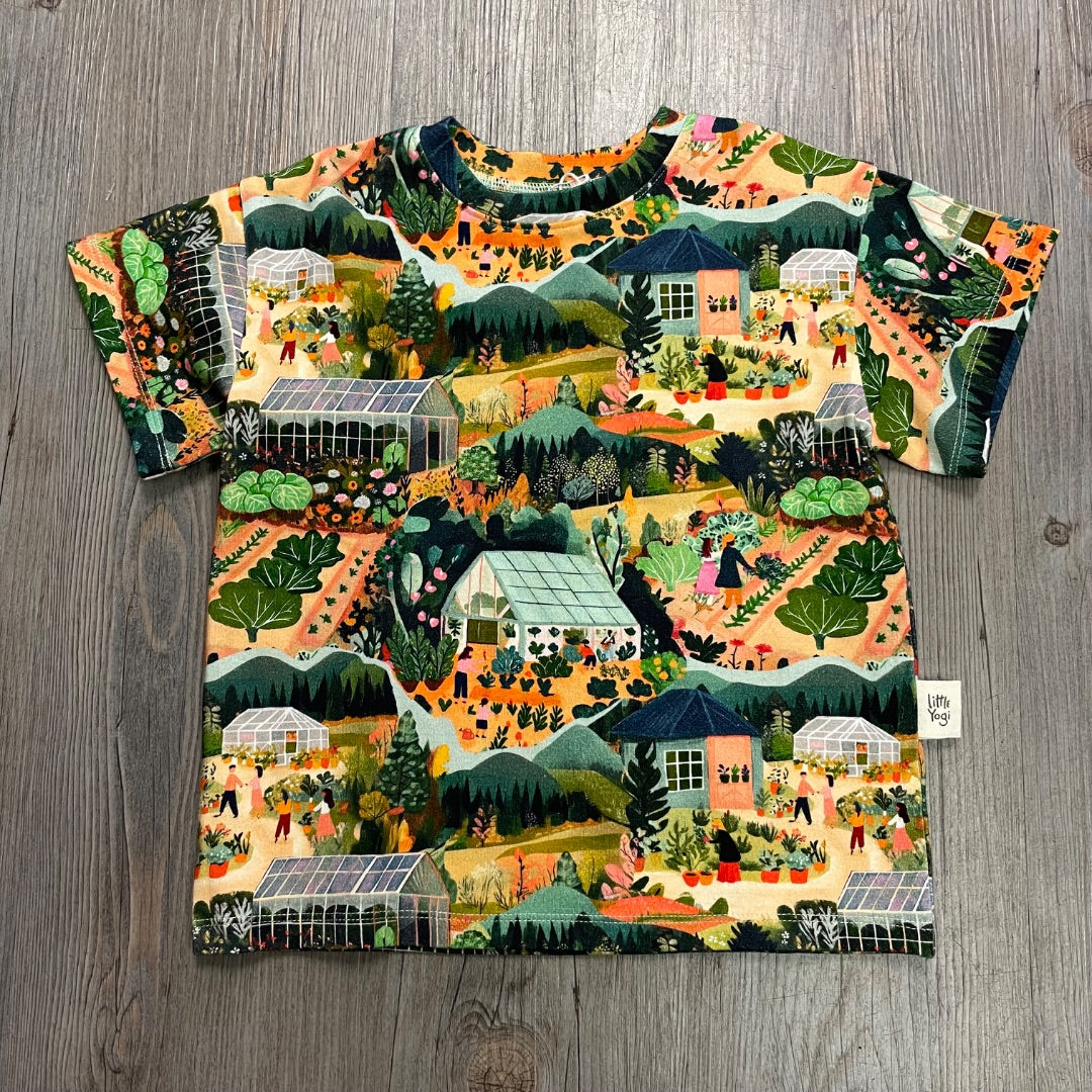 EvergreenLittle Yogi Oversized T-Shirt,3-4Y