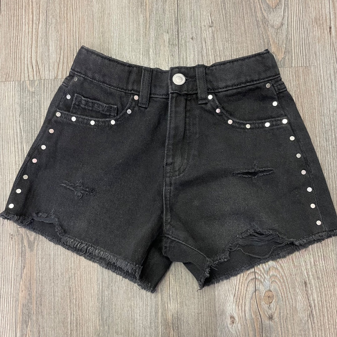 Black Zara Denim Shorts, 8-9Y