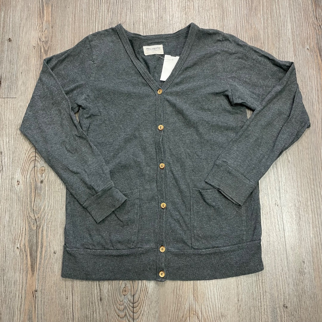 Grey Mini Mioche Cardigan, 9-10Y