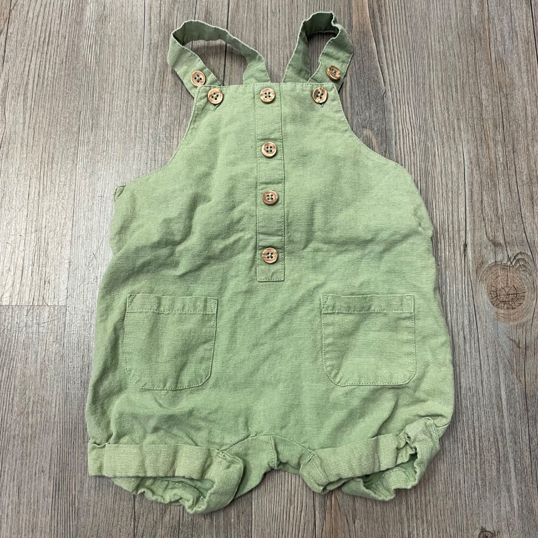 Olive Little Earthlings Romper, 9-12M