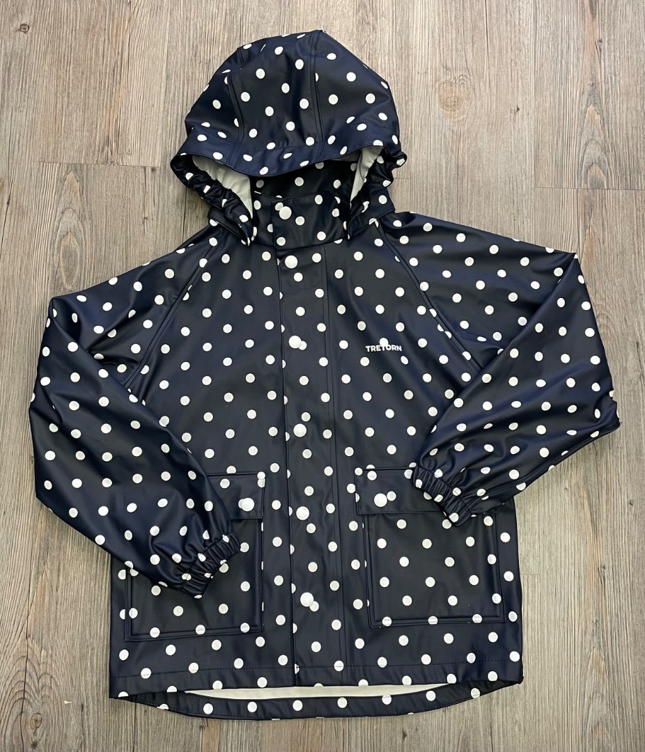 Navy Tretorn Rain Jacket, 8-10Y