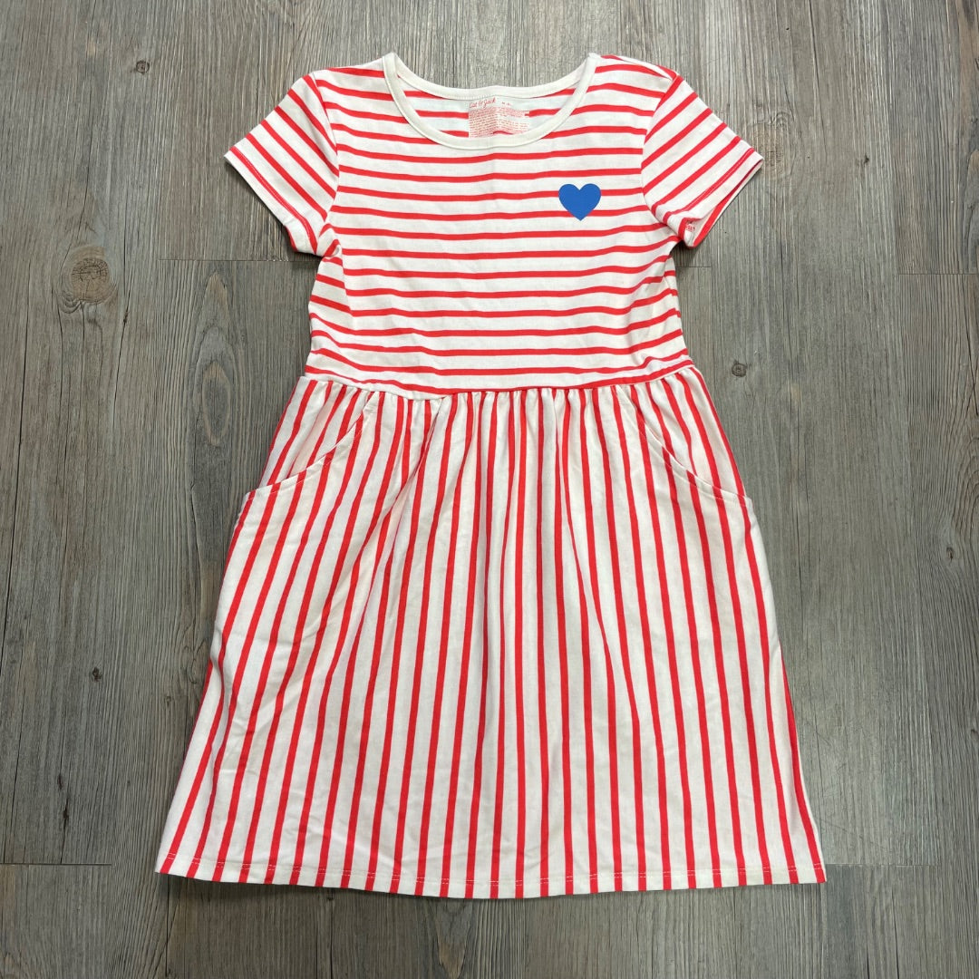 Red Stripe Cat & Jack SSL Dress, 8Y