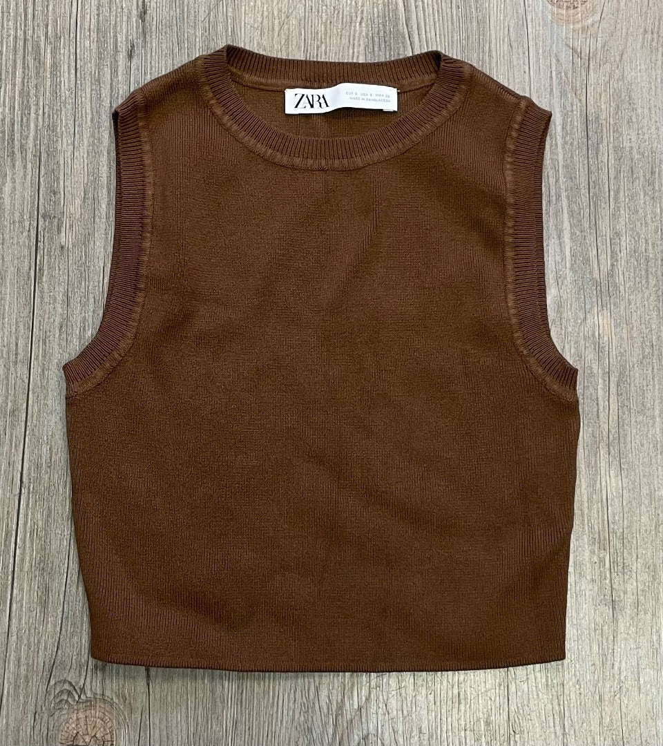 Choco Zara Tank Top, 10-12Y