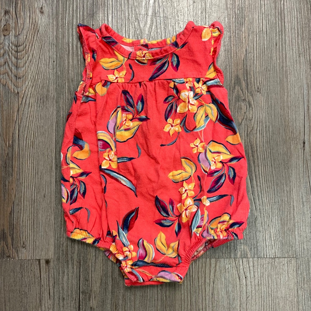 Floral Old Navy Baby Romper, 0-3M