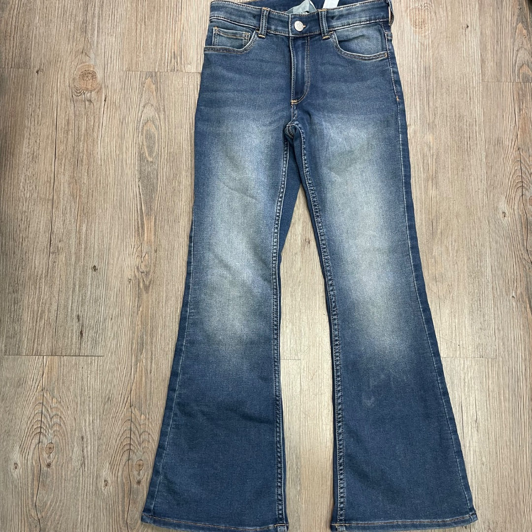 Blue H&M Flared Leg Jean, 10Y