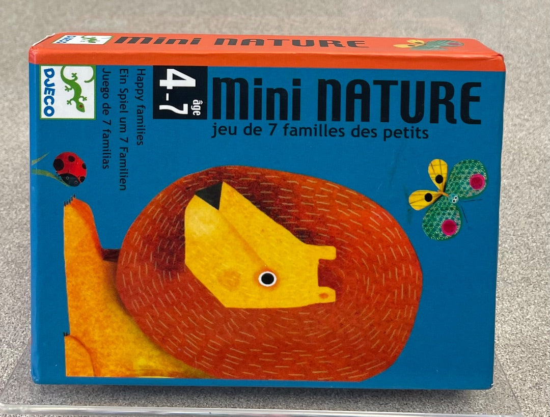 Multi Colour Djeco Mini Nature Card game, 4-7Y