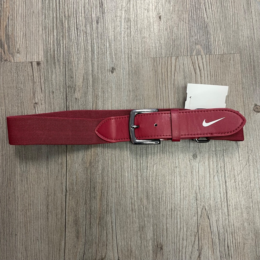 Red Nike Baseball Belt, Youth