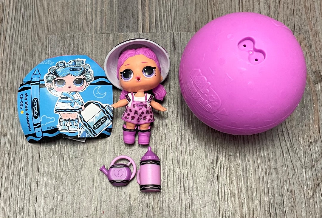 Multi Colour Crayola LOL doll, 7Y+
