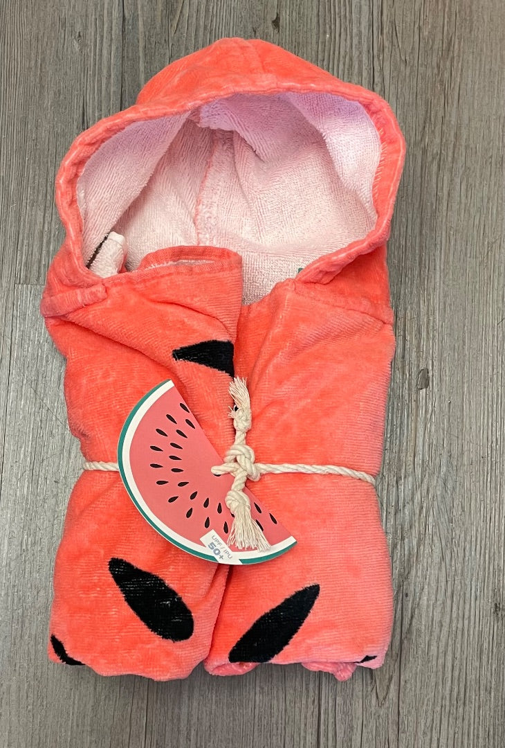 Coral Pottery Barn Hooded Towel, Pre-owned