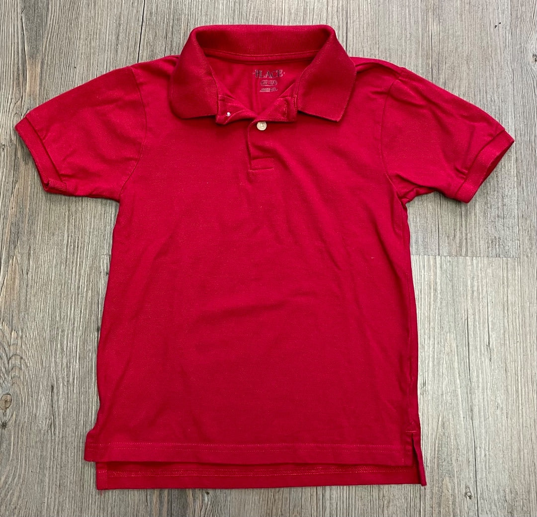 Red Childrens Place Polo Shirt, 5-6Y