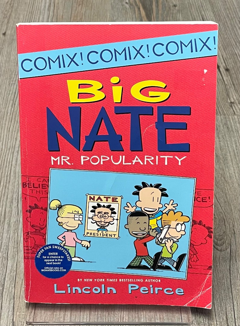 Red Lincoln Pierce Big Nate Mr Popularity, Paperback