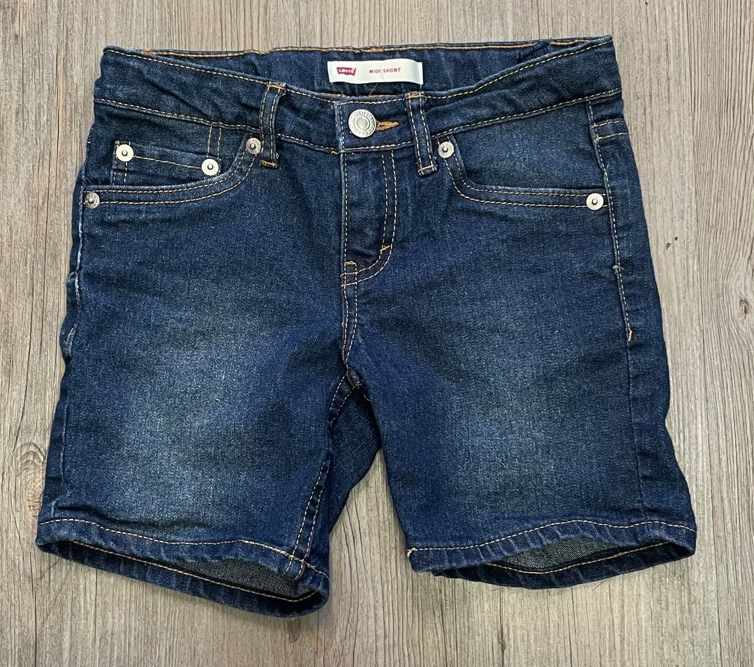 Navy Levis Midi Short, 8Y
