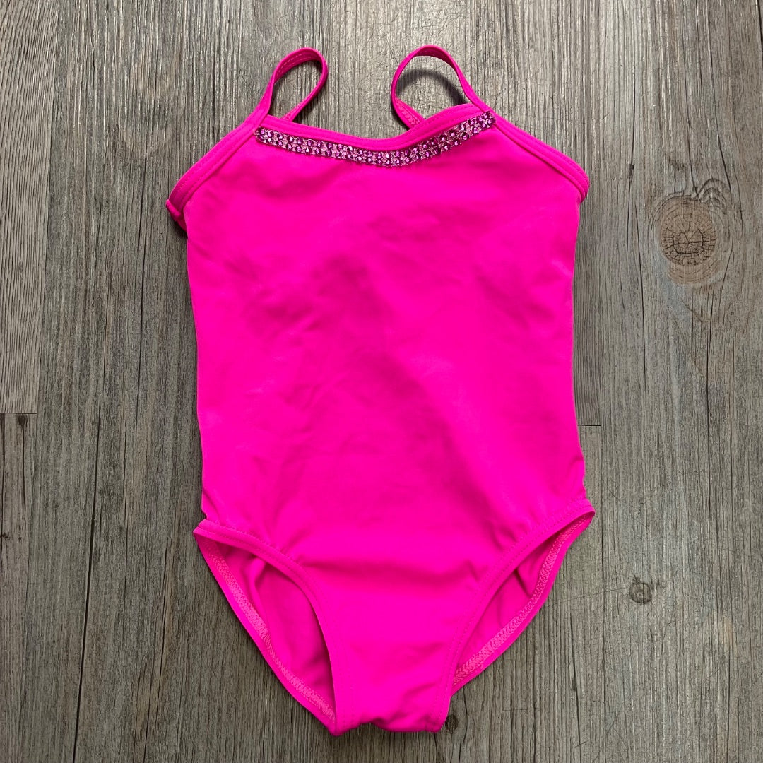 Pink Balera Gymnastic Leotard, 2-3Y