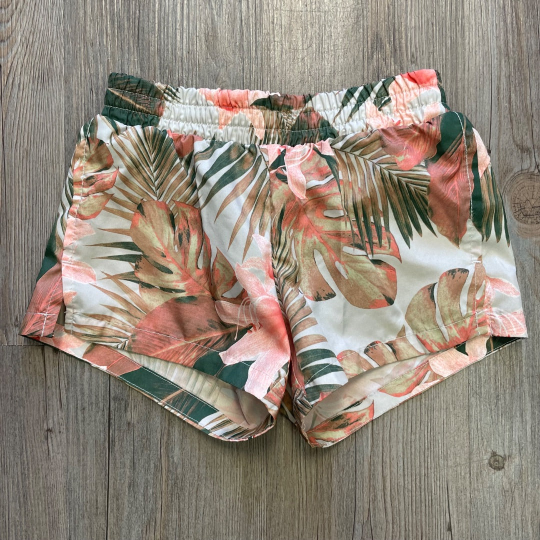 Leaf Print Old Navy Active Shorts, 6-7Y