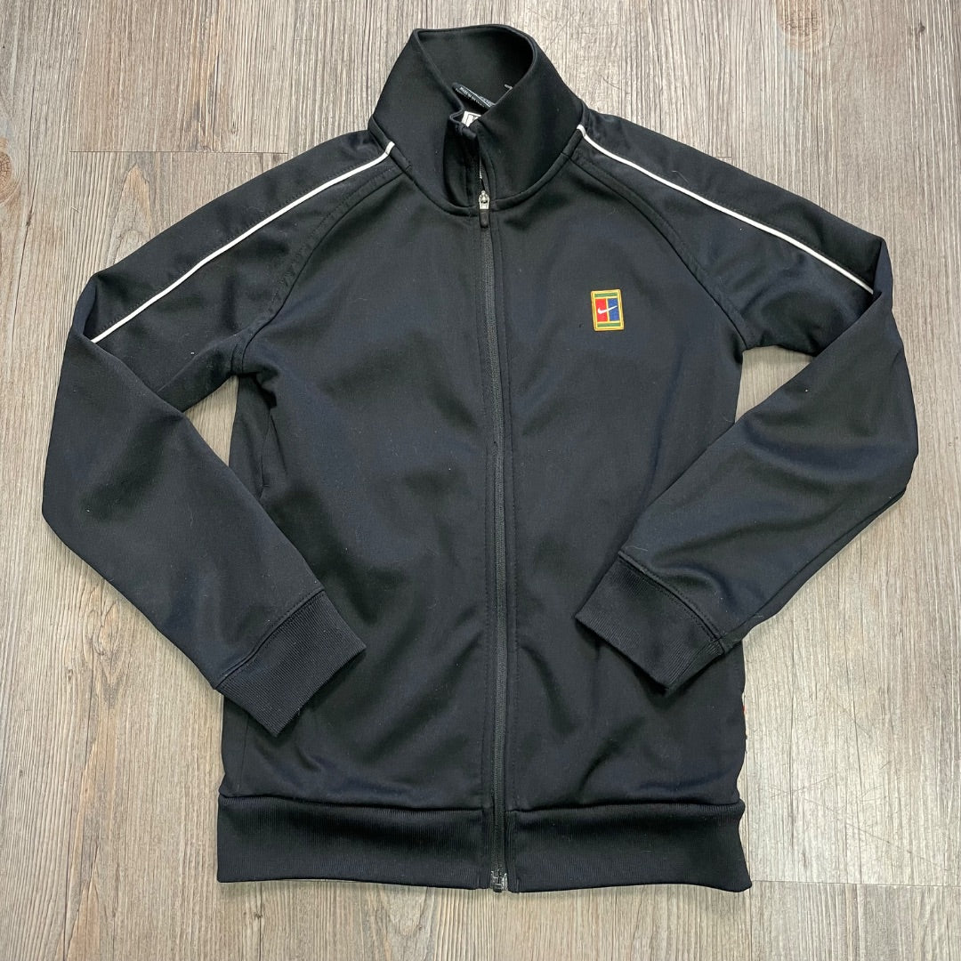 Black Nike Zip Up Track Jacket, 6-8Y