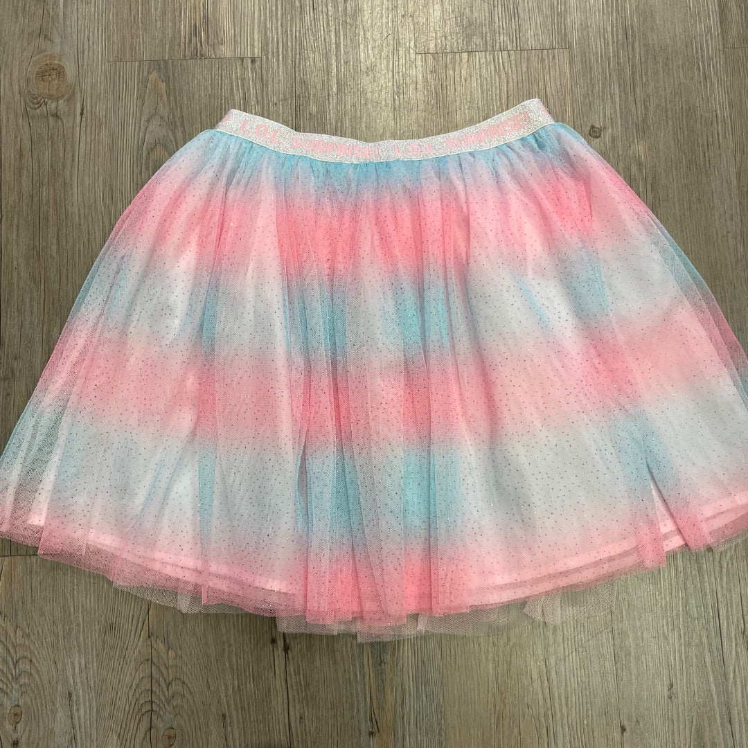 Blue Pink LOL Lined Glitter Skirt, 14-16Y