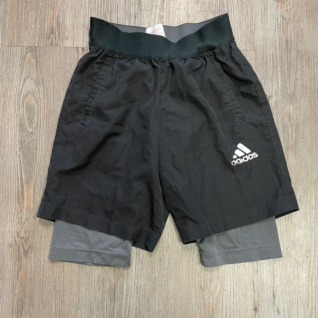 Black Adidas Running active Shorts, 9-10Y