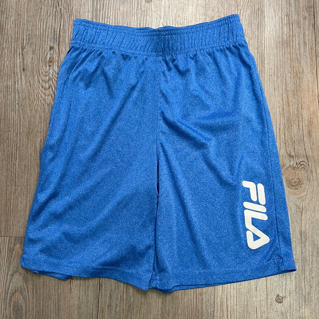 Blue Fila Active Shorts, 10-12Y
