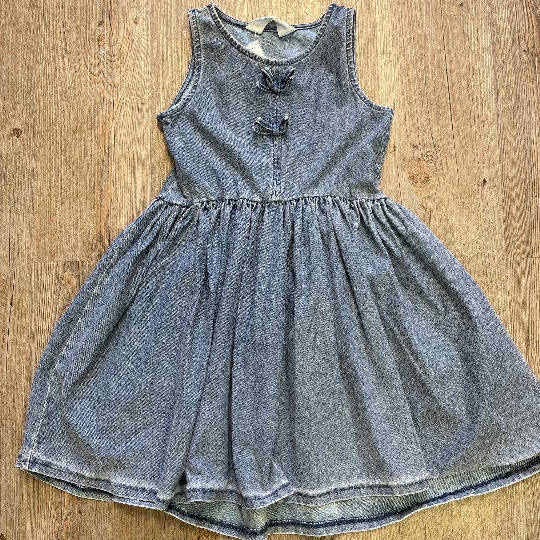 Blue H&M Denim Dress, 6-8Y