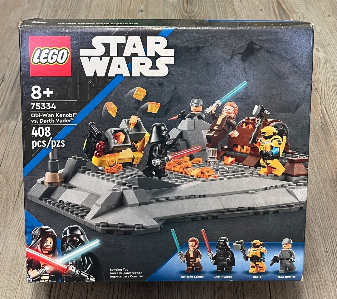 Multi Colour Lego Star Wars Obi- Wan Kenobi VS Darth Vader Lego 75334, 18Y+